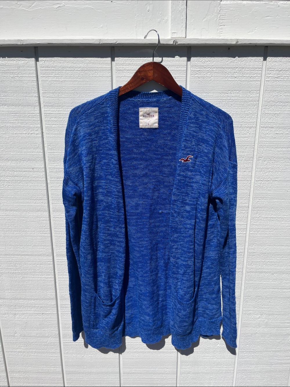 Hollister Royal Blue Open-Front Women's Cardigan